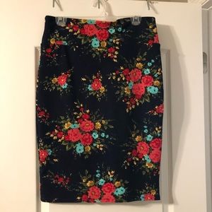 Floral Lularoe Cassie
